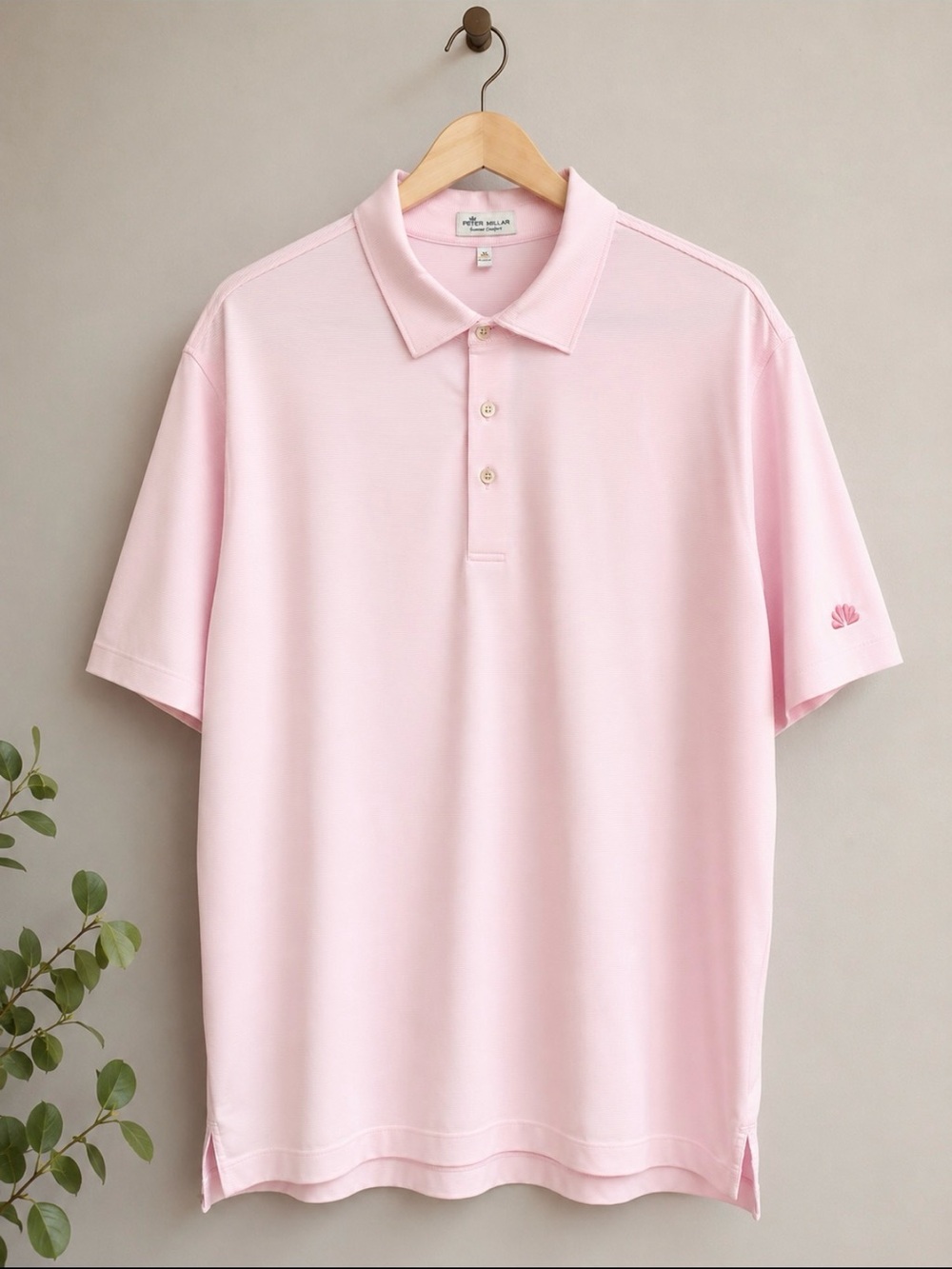Peter Millar Men’s  Summer Comfort Polo XL Pink